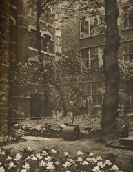 The Empty Churchyard of What Was All Hallows Staining, vuodelta 1935.