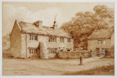 Talo Hill Topissa, Meanwood, noin 1870 (tussi ja tussipesu)