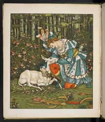 Tarinan kuvitus, Hind puussa.