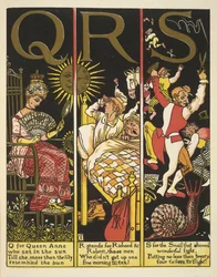 QRS-Q Queen Annelle; R tarkoittaa Richard & Robert; ja S etanalle
