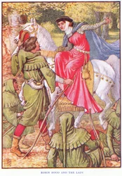 Robin Hood ja nainen, n. 1920