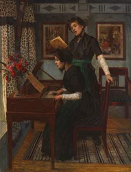 Musiikkitunti, c. 1890.