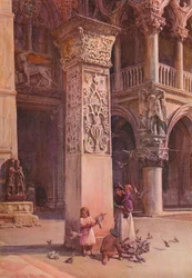 Piazzettassa, Venetsiassa, 1900 1913