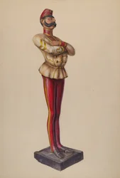 Sikarikaupan hahmo, n. 1937.