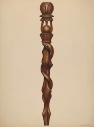 Sceptter Lumberjack Carving, n. 1938.