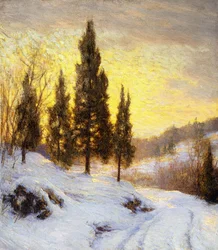 Talvi auringonlasku