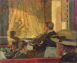 Music Hall (öljy paneelissa)