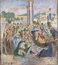 Joki [John Gilbertin mukaan], n. 1930-31 (Öljy kankaalle)
