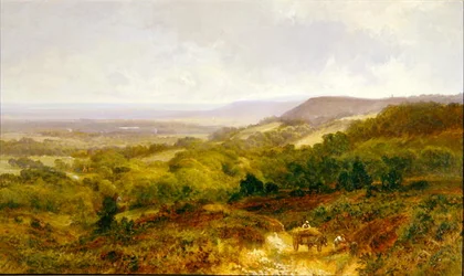 The Weald of Surrey (öljy kankaalle)