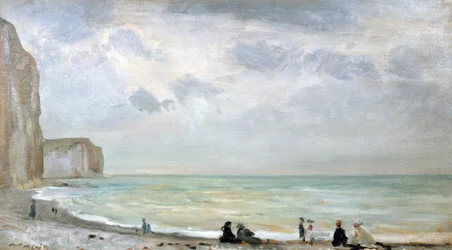 The Beach at Dover (öljy paneelissa)