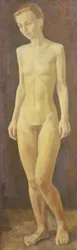 Nainen alaston (seisoma)