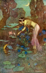 "Sita löytää Raman lootuskukkien keskuudesta", 1913.