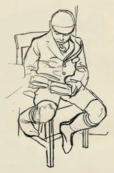 Boy Reading, c1900