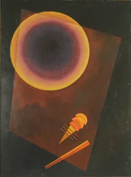 Ympyrä ruskealla, 1929.
