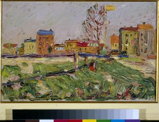 ""Schwabing, München"" Vassily Kandinskyn maalaus (tai Wassily Kandinsky tai Kandinskyj
