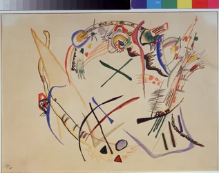 "Suprematismi"" Akvarelli Vassily Kandinsky (tai Wassily Kandinski tai Kandinskij