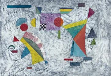 "Volage" (Flatterhaft) Vassily Kandinskyn (tai Wassily Kandinskyn tai Kandinskyjin) maalaus