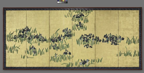 Irises, yksi kuusinkertaisista näytöistä, 1700-luku