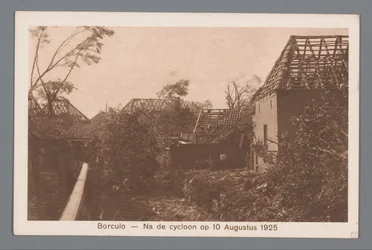 Borculo -- Hirmumyrskyn jälkeen 10. elokuuta 1925