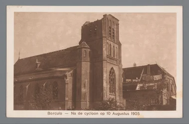 Borculo -- Hirmumyrskyn jälkeen 10. elokuuta 1925