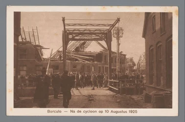 Borculo -- Hirmumyrskyn jälkeen 10. elokuuta 1925
