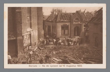 Borculo -- Hirmumyrskyn jälkeen 10. elokuuta 1925