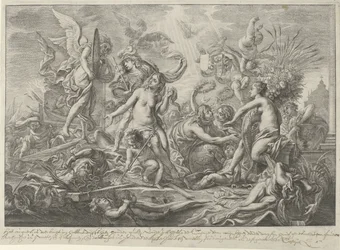 Vestfalenin rauhan allegoria, 1648