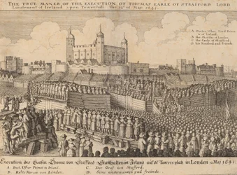 Thomas Wentworthin teloitus, 1641.