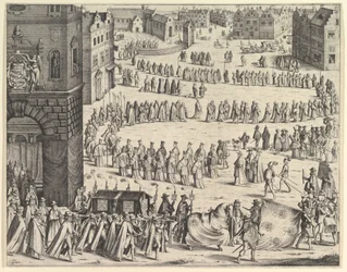 Kenraali Johann Baptista von Taxisin hautajaiset, 1645.
