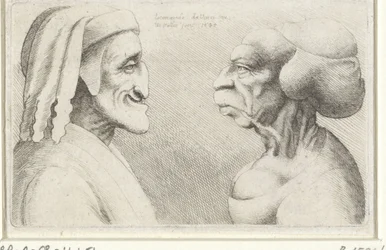 Caps caricaturescos deformats d
