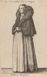 Diepanalainen nainen, 1649.