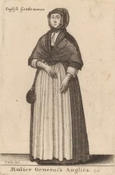 Antelias englantilainen nainen, 1643.