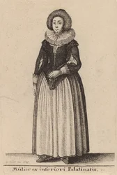 Nainen inferiorista Palainatusta, 1643.