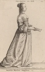 Jalo englantilainen nainen, 1649.