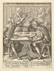 Pelimiehet, Kuolemantanssista, 1651.