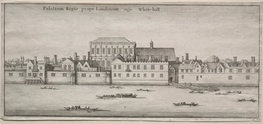 Näkymät Lontooseen: Whitehall joelta.