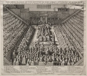 Westminster Hall, sisätilat, Straffordin jaarlin oikeudenkäynti