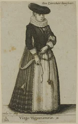 Nuori Zürichin nainen