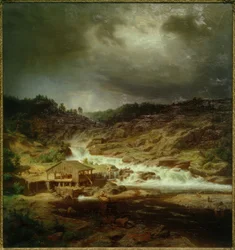 W.Holmberg, Kyrön vesiputous