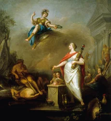 Allegoria vuoden 1789, 1796 vallankumouksesta.