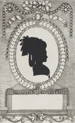 Kreivitär Lodronin siluetti, 1784-1834.