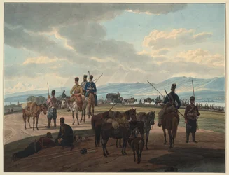 Venäjän kasakat maaliskuussa 1804