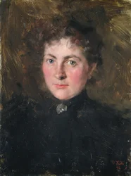 Felicia Kirchdorffer, taiteilijan sisarentytär, 1896.