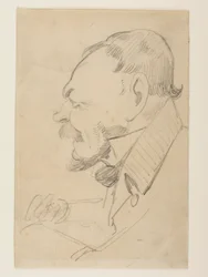 Gottlieb Bindesbøllin karikatyyri