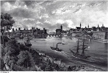Näkymä Narvaan, n. 1850