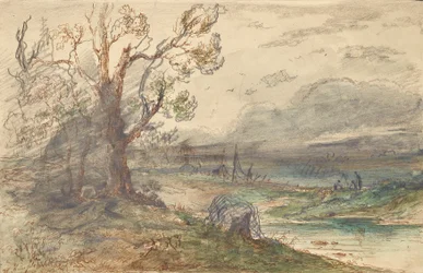 maisema joen varrella
