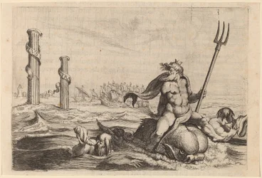 Neptunus ja Herkuleen pilarit, 1634.