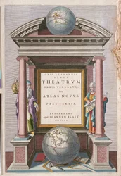 teoksessa "Theatrum Orbis Terrarum, sive Atlas Novus", kirjoittanut Willem Blaeu, Amsterdam.