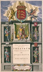 teoksessa "Theatrum Orbis Terrarum, sive Atlas Novus", kirjoittanut Willem Blaeu, Amsterdam.