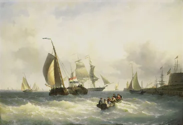 Ankkuripaikka Bremerhavenissa